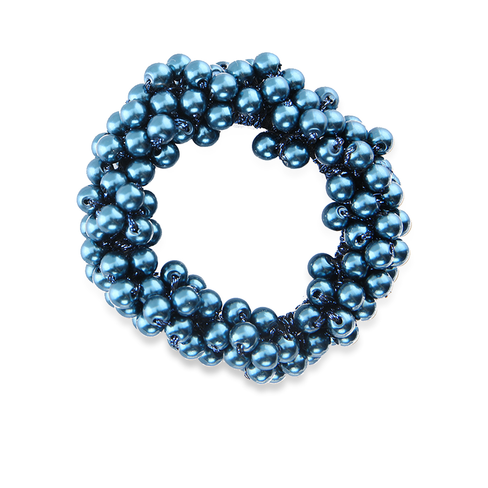 Pearl Hair Tie - Blue