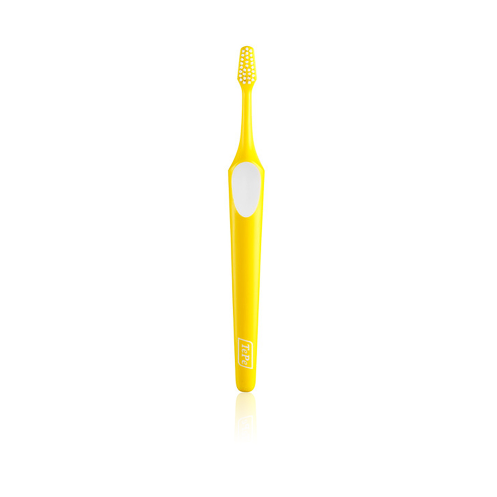 Supreme White Soft Bristle Toothbrush - Yellow & White
