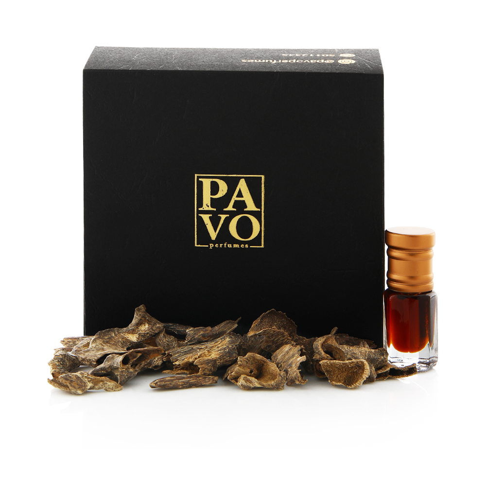 Vip Mori 1 Tola + 1/4 Oud - Black Pouch
