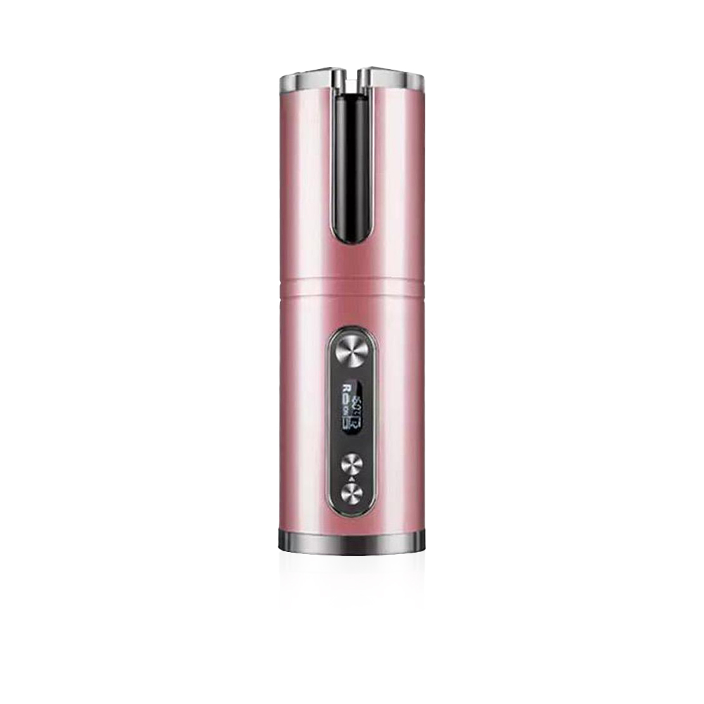 Portable Automatic Hair Divider Curler - Pink