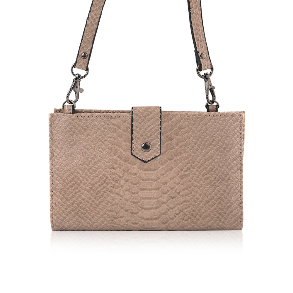 Mix And Match Mobile Phone Wallet - Brown