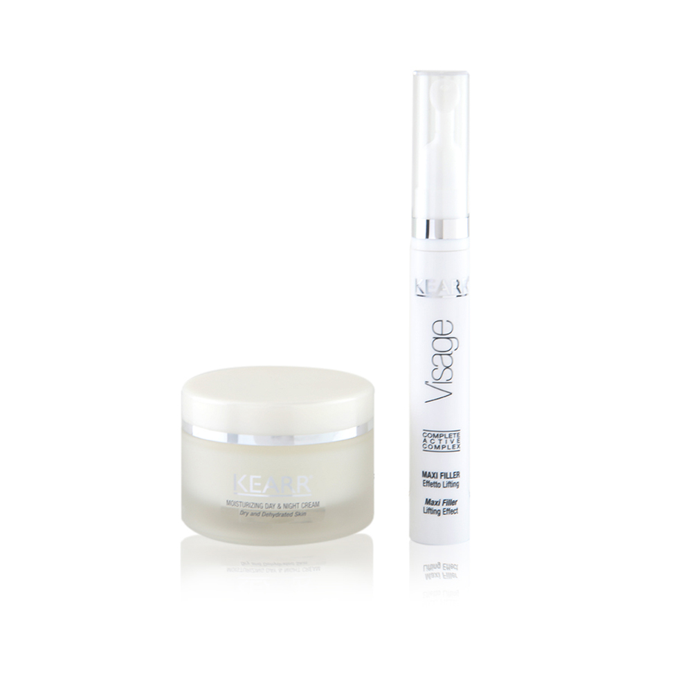 Extreme Maxi Filler Serum With Moisturizing Day And Night Cream Skin Care Set