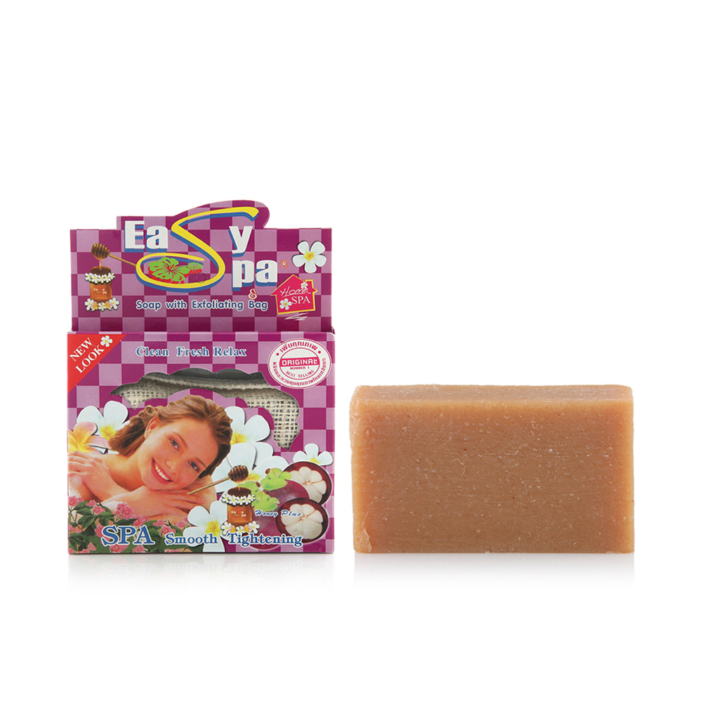 Soap With Exfoliating Bag - Honey With Mangosteen