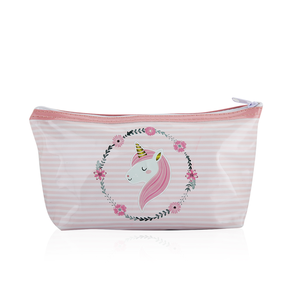 Cosmetic Bag - Pink Stripe