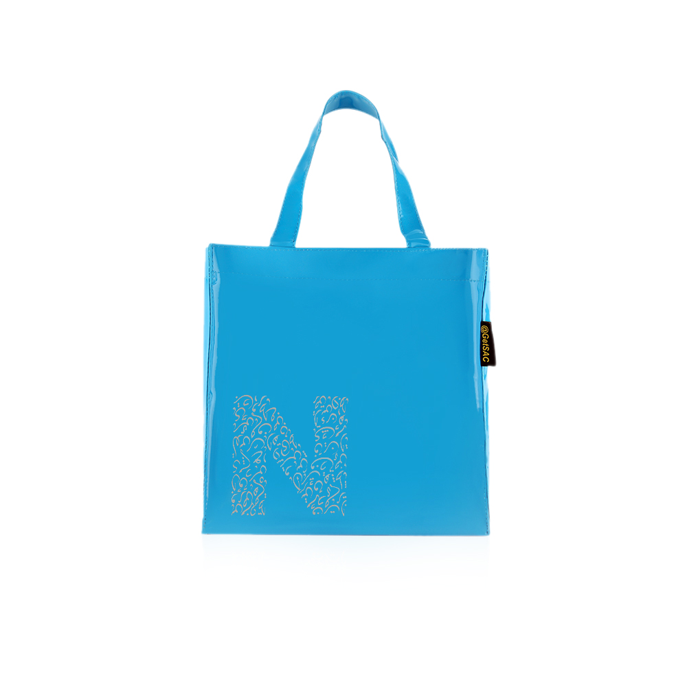 Hand Bag “N” - Blue