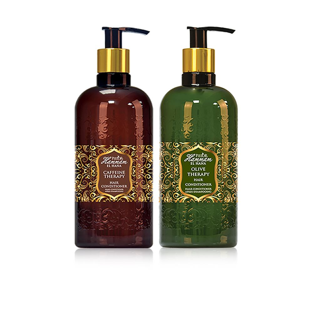 Olive Therapy Hair Conditioner With Caffeine Therapy Hair Conditioner - 2 x 400 ml