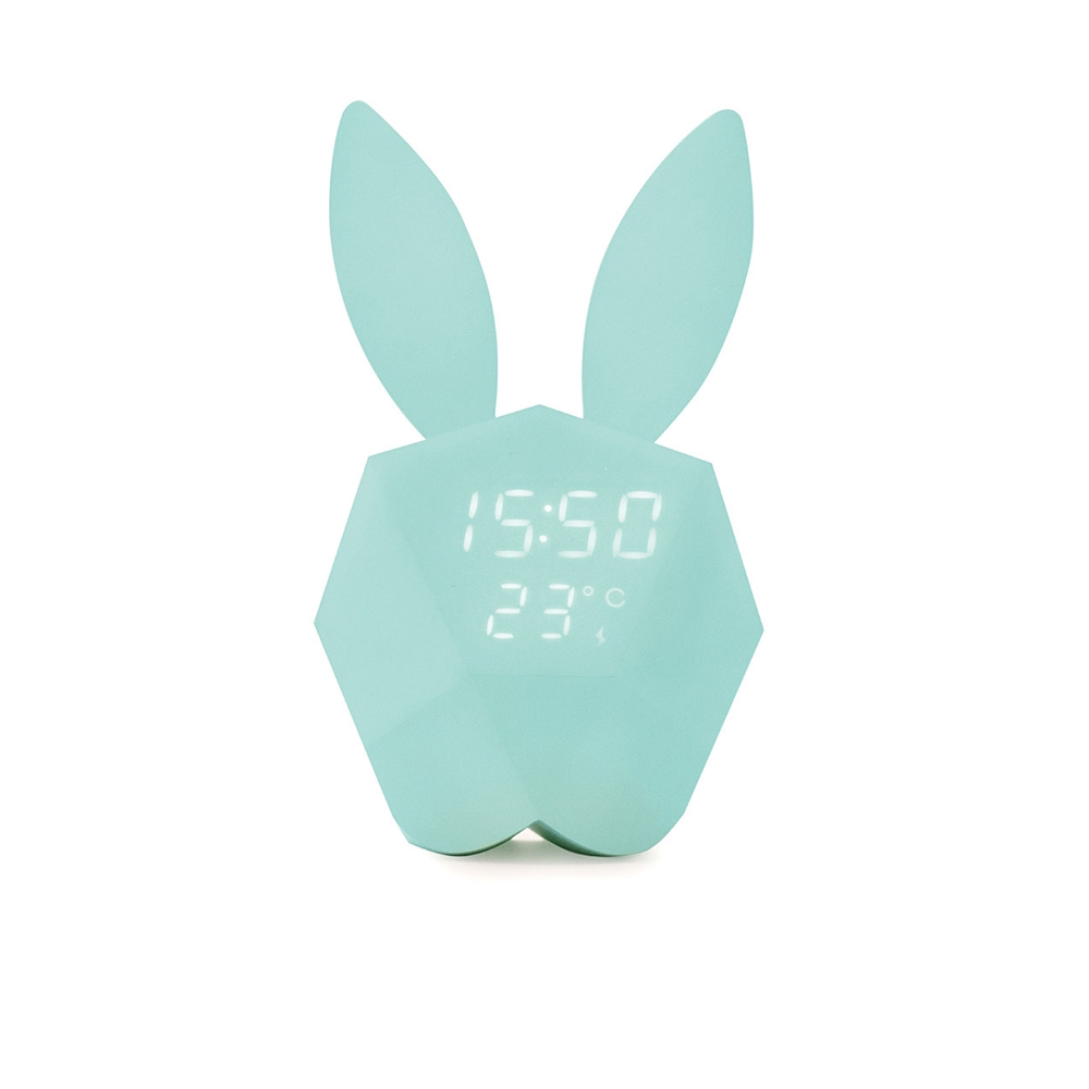 Motion Detector Cutty Clock Night Light - Blue Pastel