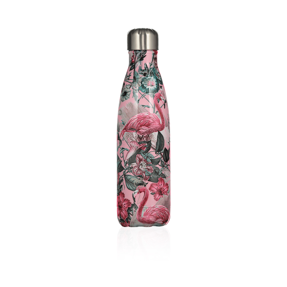 Tropical Water Bottle Flamingo - 500 ml