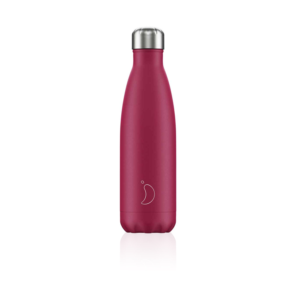 Matte Water Bottle - Pink - 500 ml