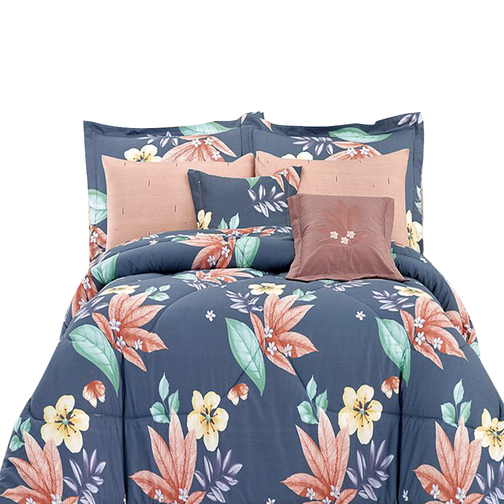 Comforter Set 8 Pcs - 240 X 260 - N 35