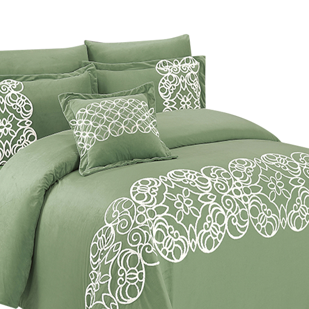 Rachel 7 Pcs Comforter Set - King Size -  240 X 260 - N 03