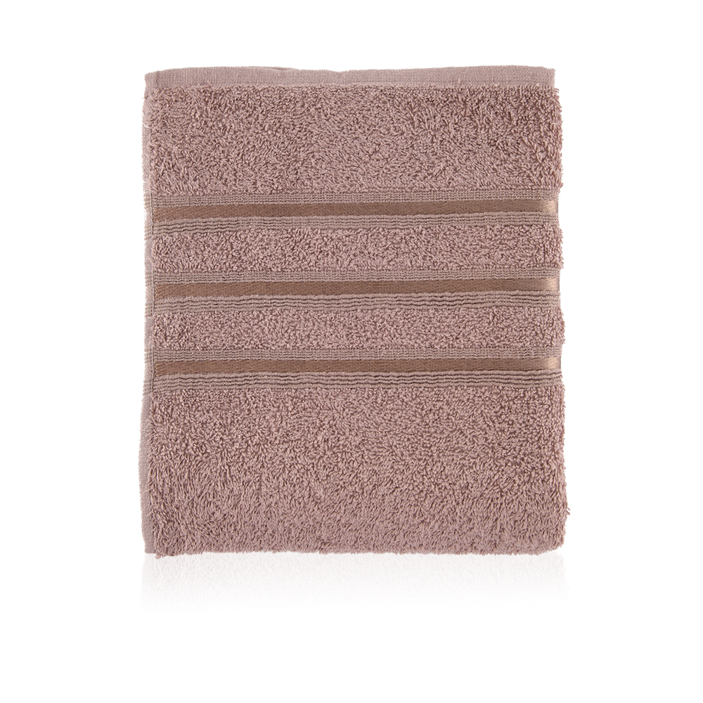 Dobby Bath Towel - Light Coffee - Small