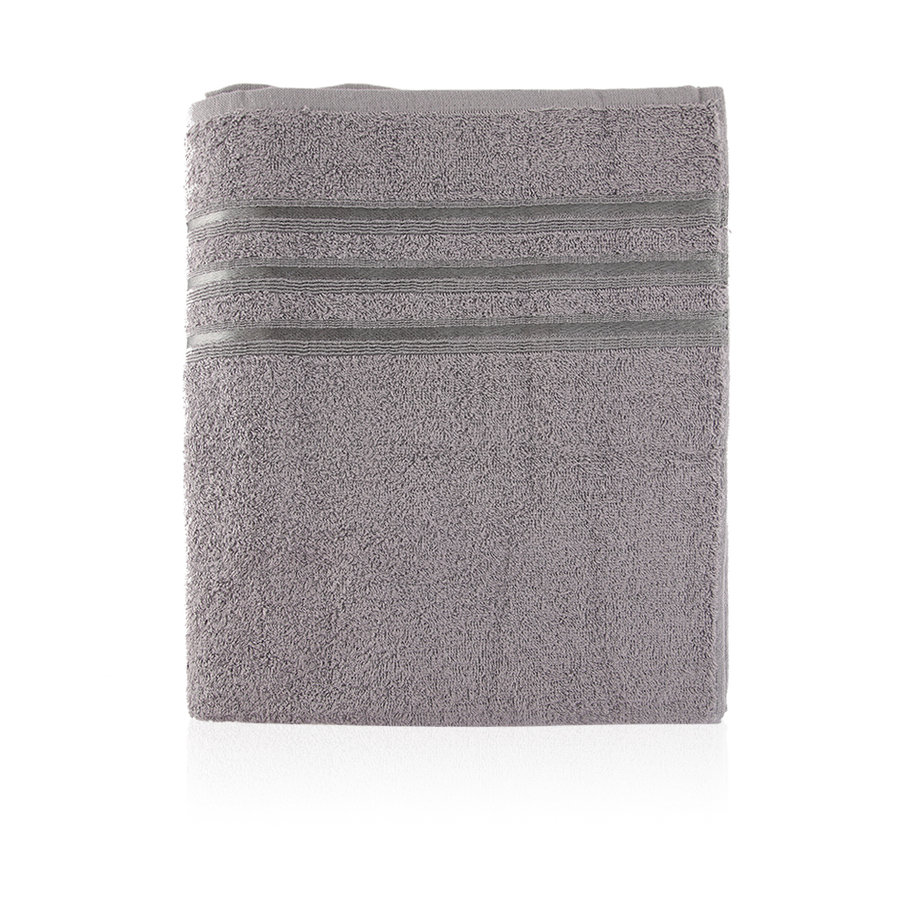 Dobby Bath Towel - Dark Grey - Medium