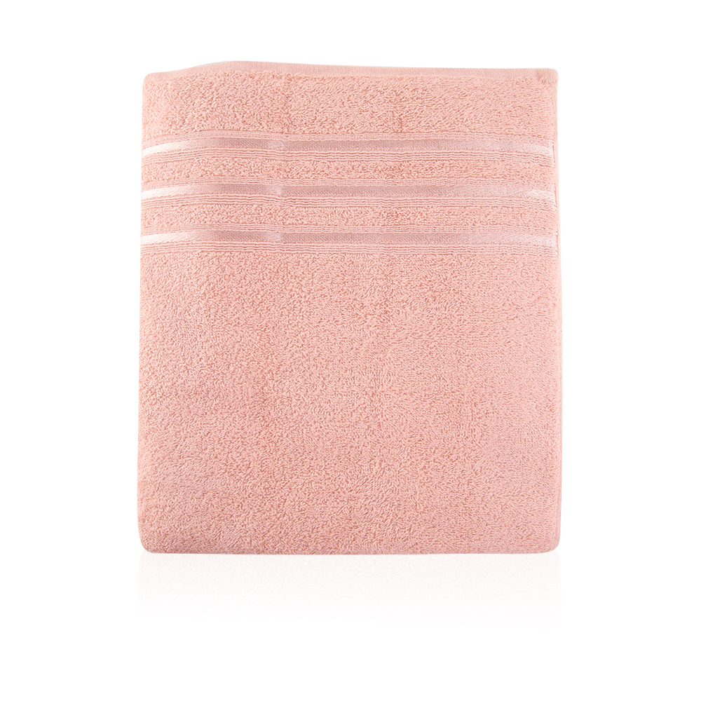 Dobby Bath Towel -Orange - Large