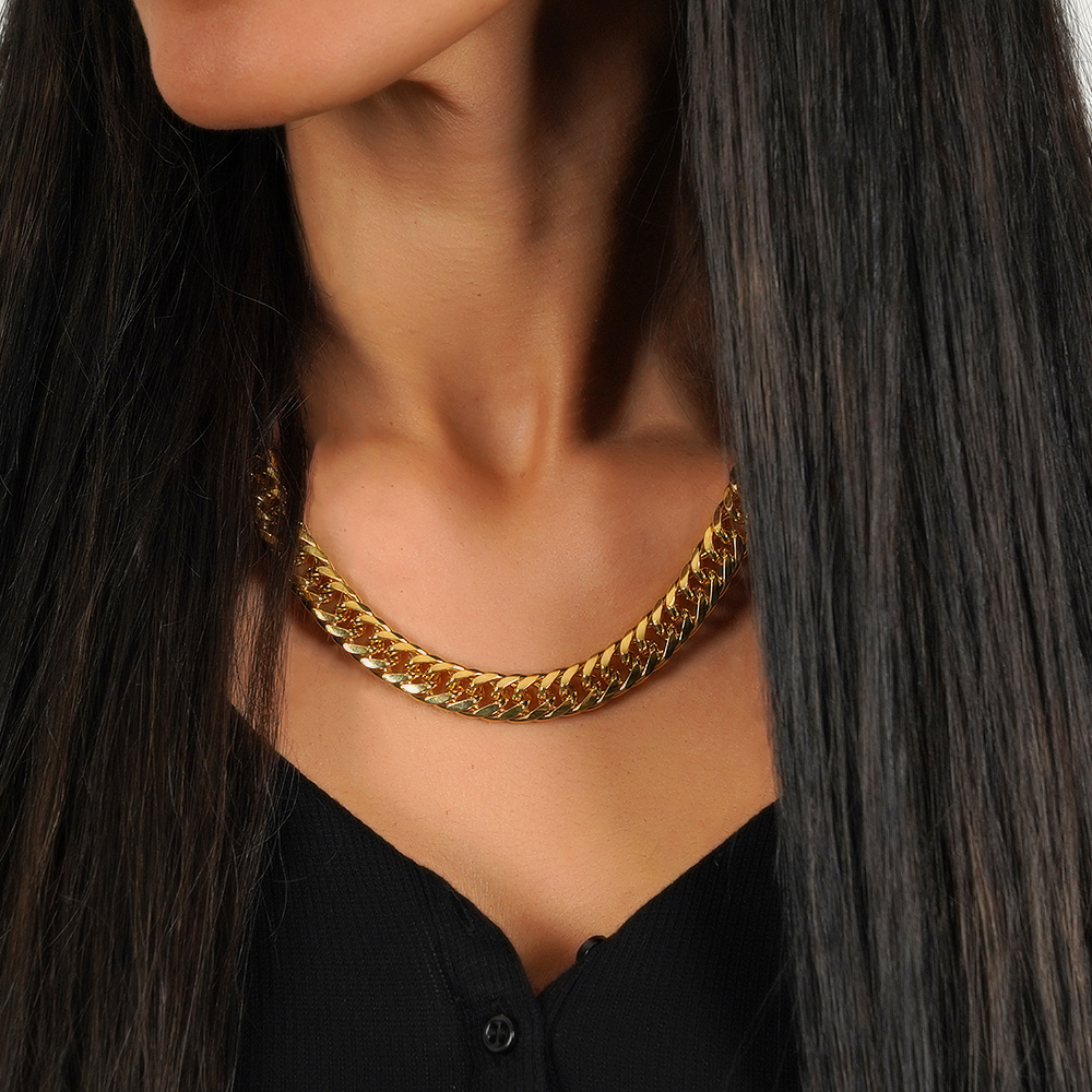 Gold Plated Wb Gold Chain Necklace