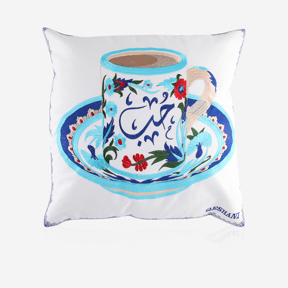 Houb Embroidered Cushion - 17B