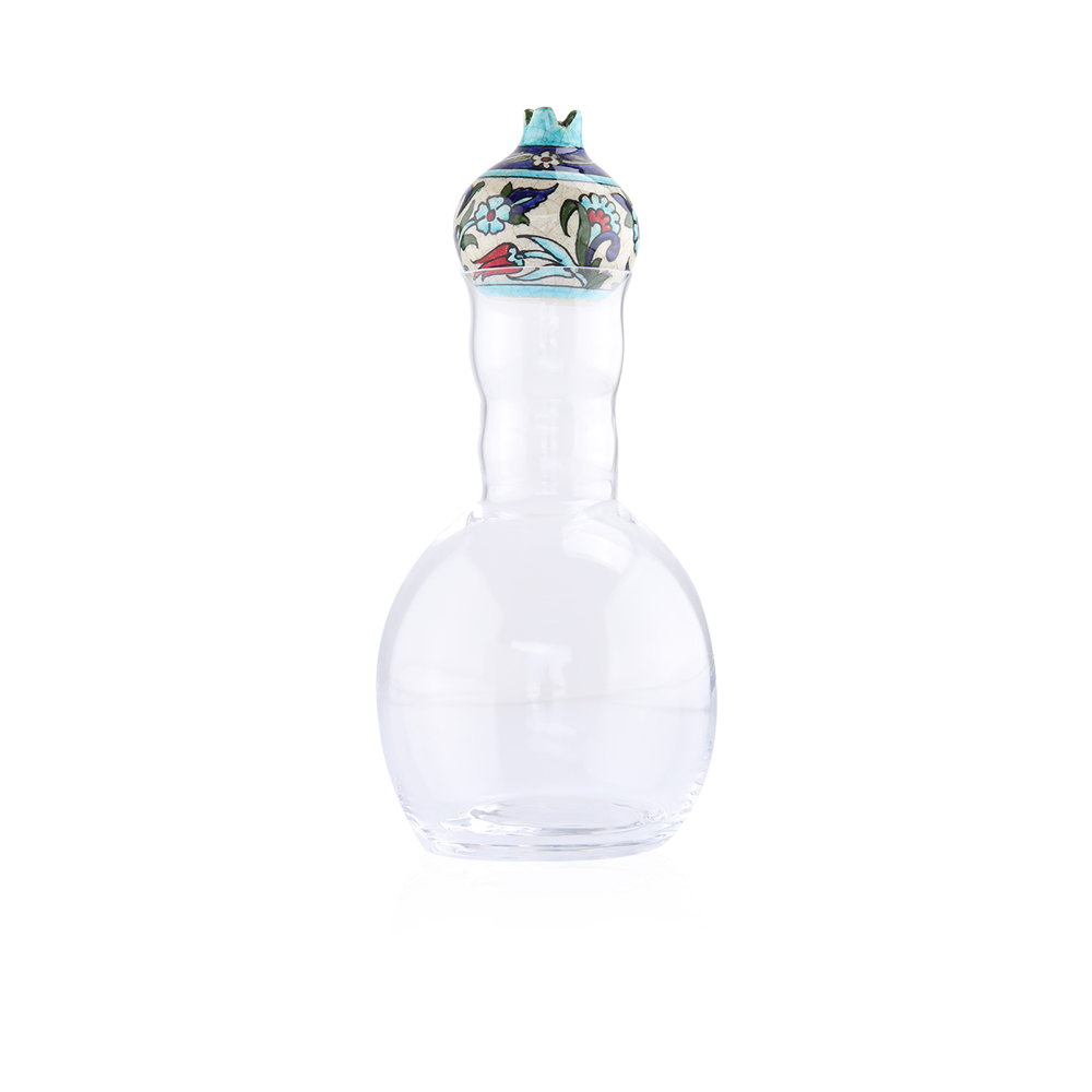 Glass With Mini Pomegranate Style Cover