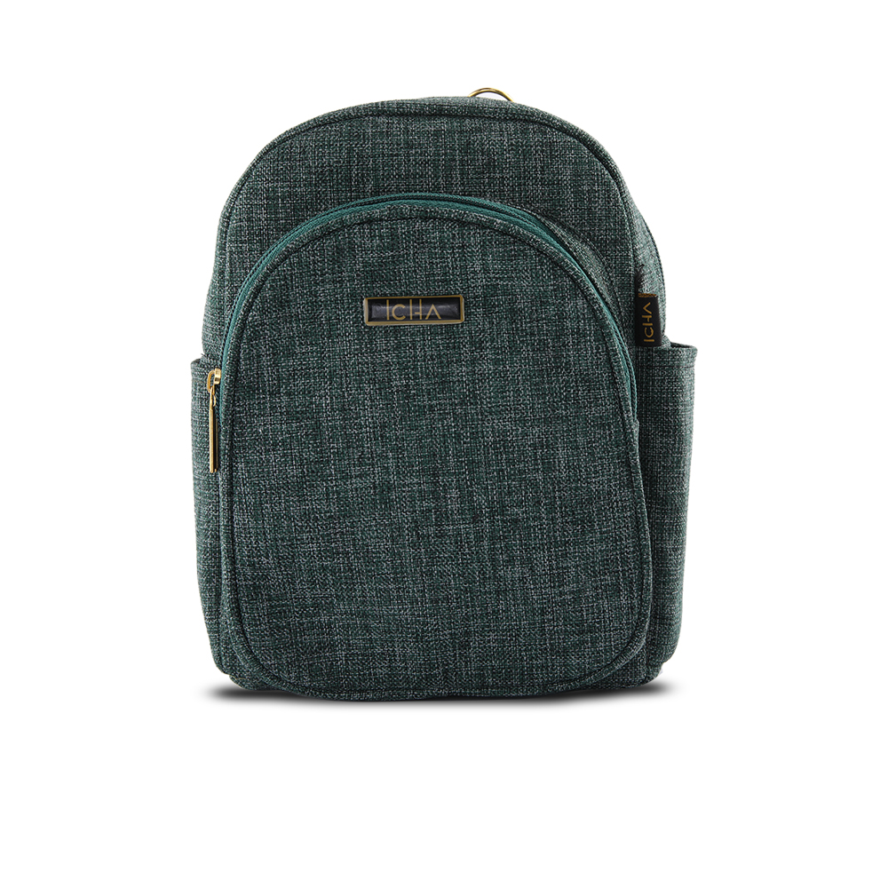 Classics Heritage Canvas Espadrille Pumps Bag For Kids - Vintage Green
