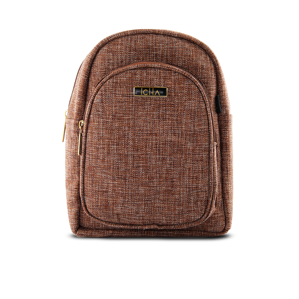 Classics Heritage Canvas Espadrille Pumps Bag For Kids - Vintage Brown