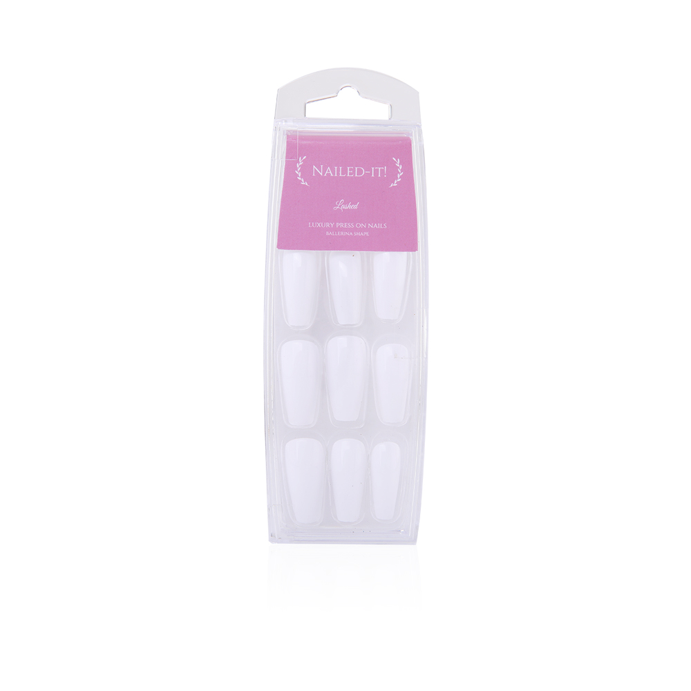 Press On Nails - White