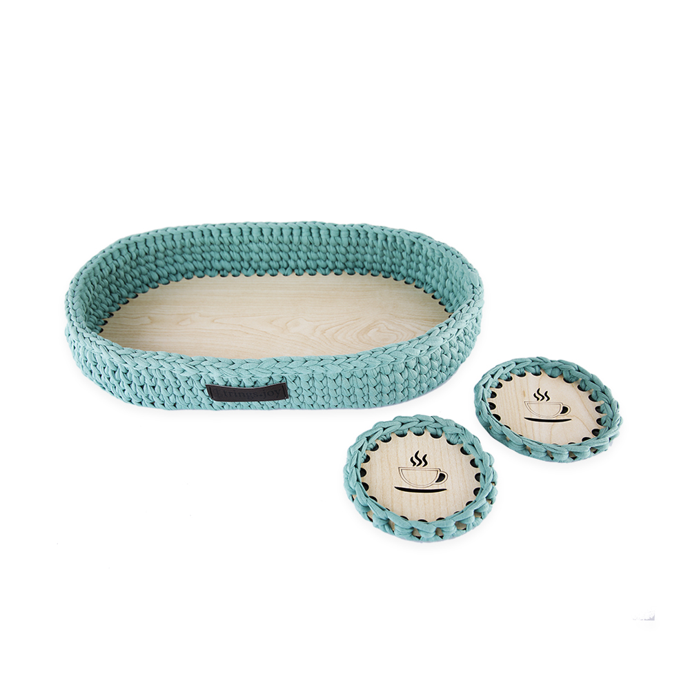 Tea And Coffee Cup Set - Sage