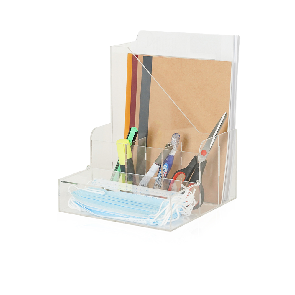 Acrylic Small Office Organizer - Clear