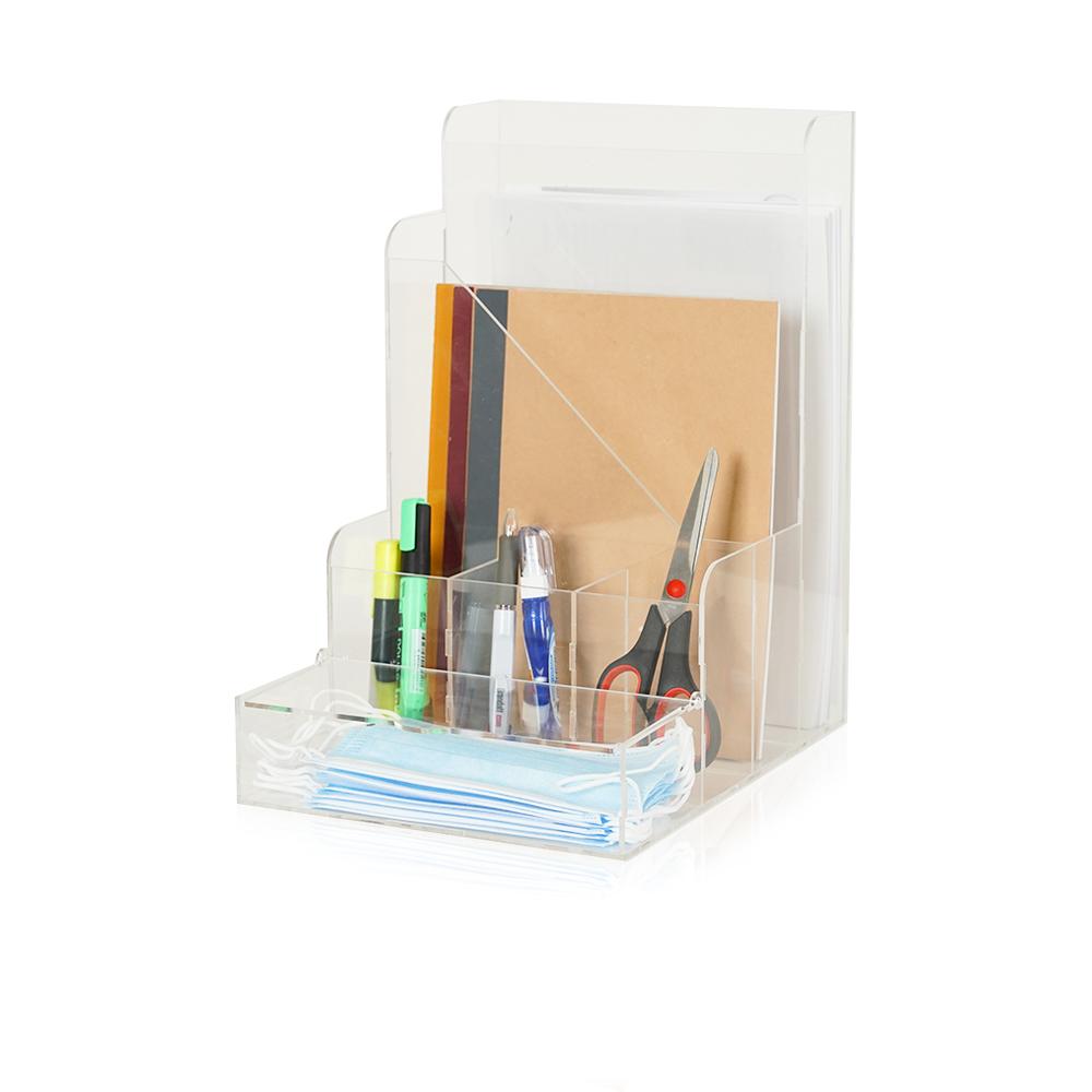Acrylic Big Office Organizer - Clear