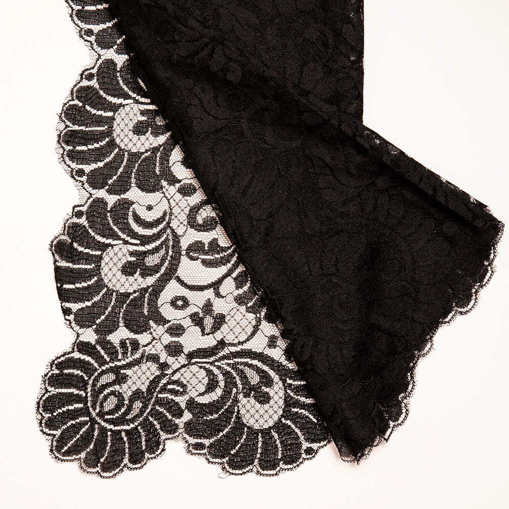 Women's Scarf - Black - 903