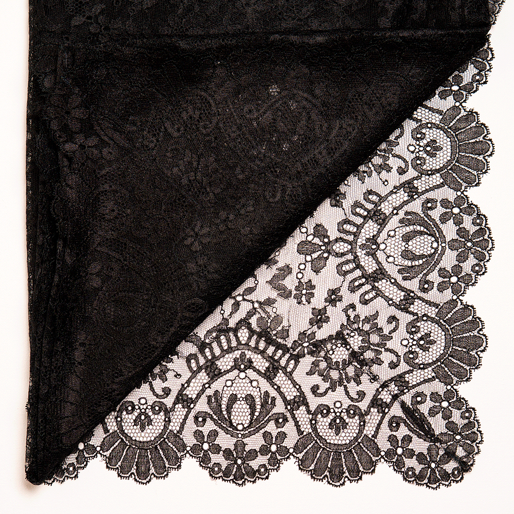 Women's Scarf - Black - 1124