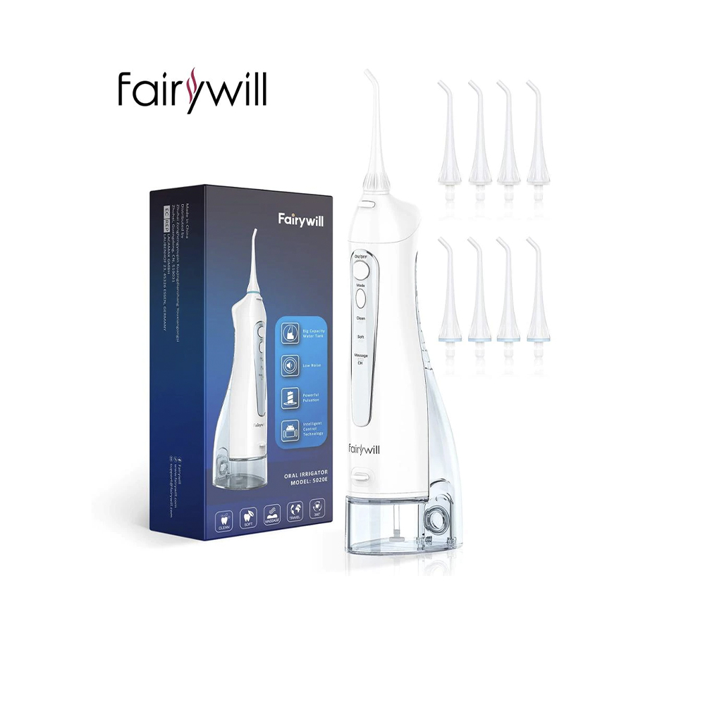 5020E Water Flossers for Teeth - White - 300 ml