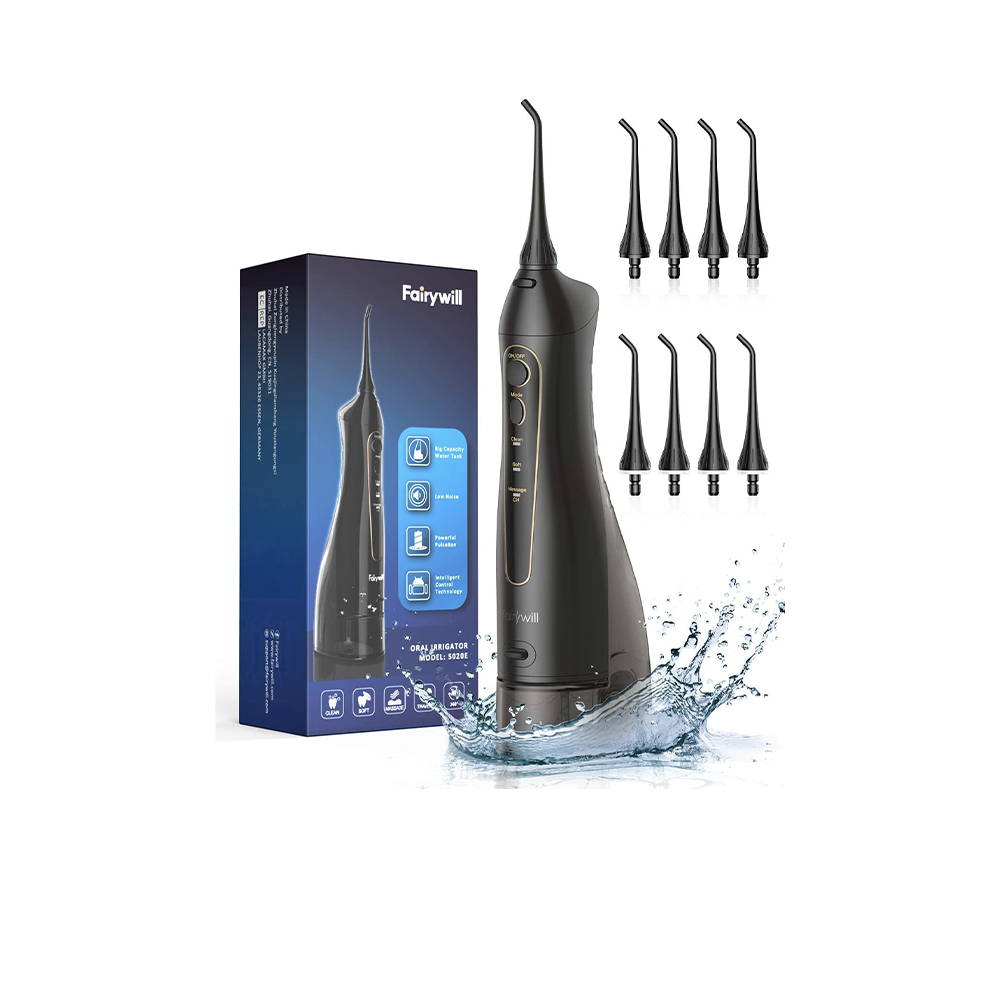5020E Water Flossers for Teeth - Black - 300 ml