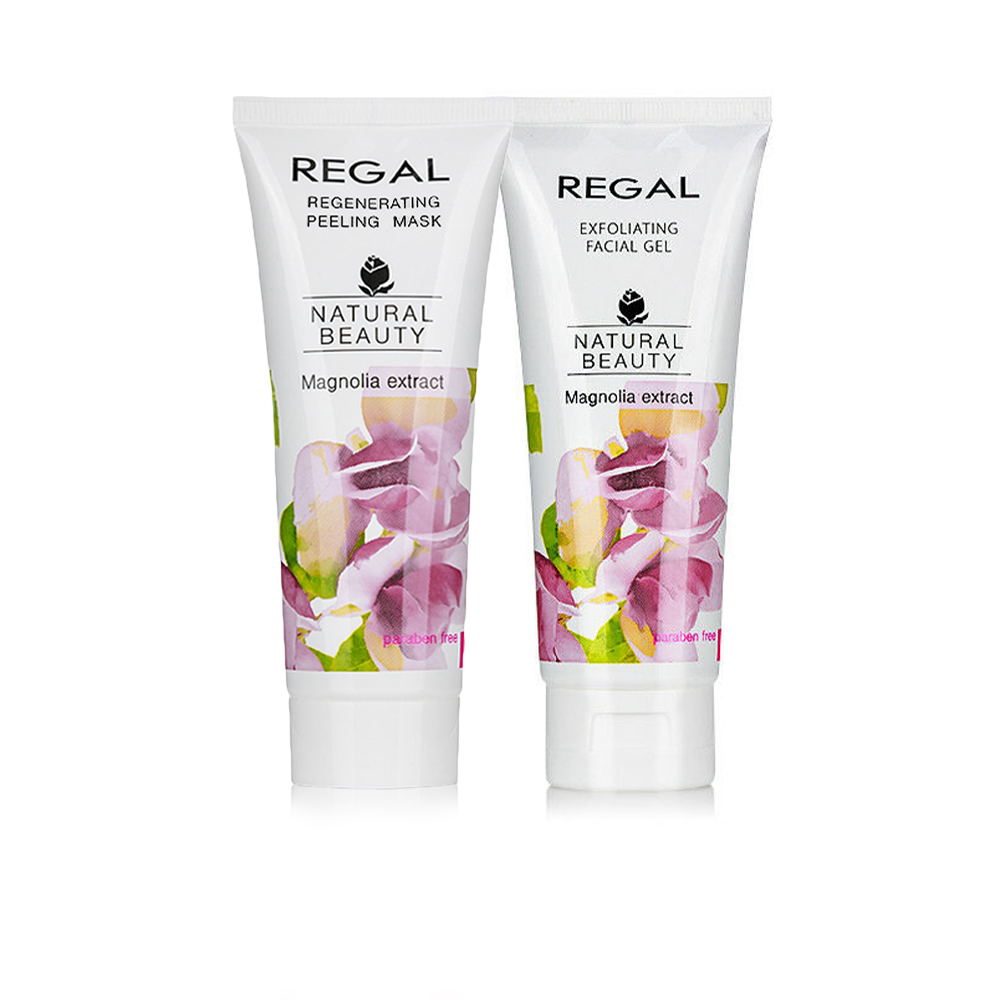 Exfoliating Facial Gel And Regenerating Peeling Mask With Magnolia Extract