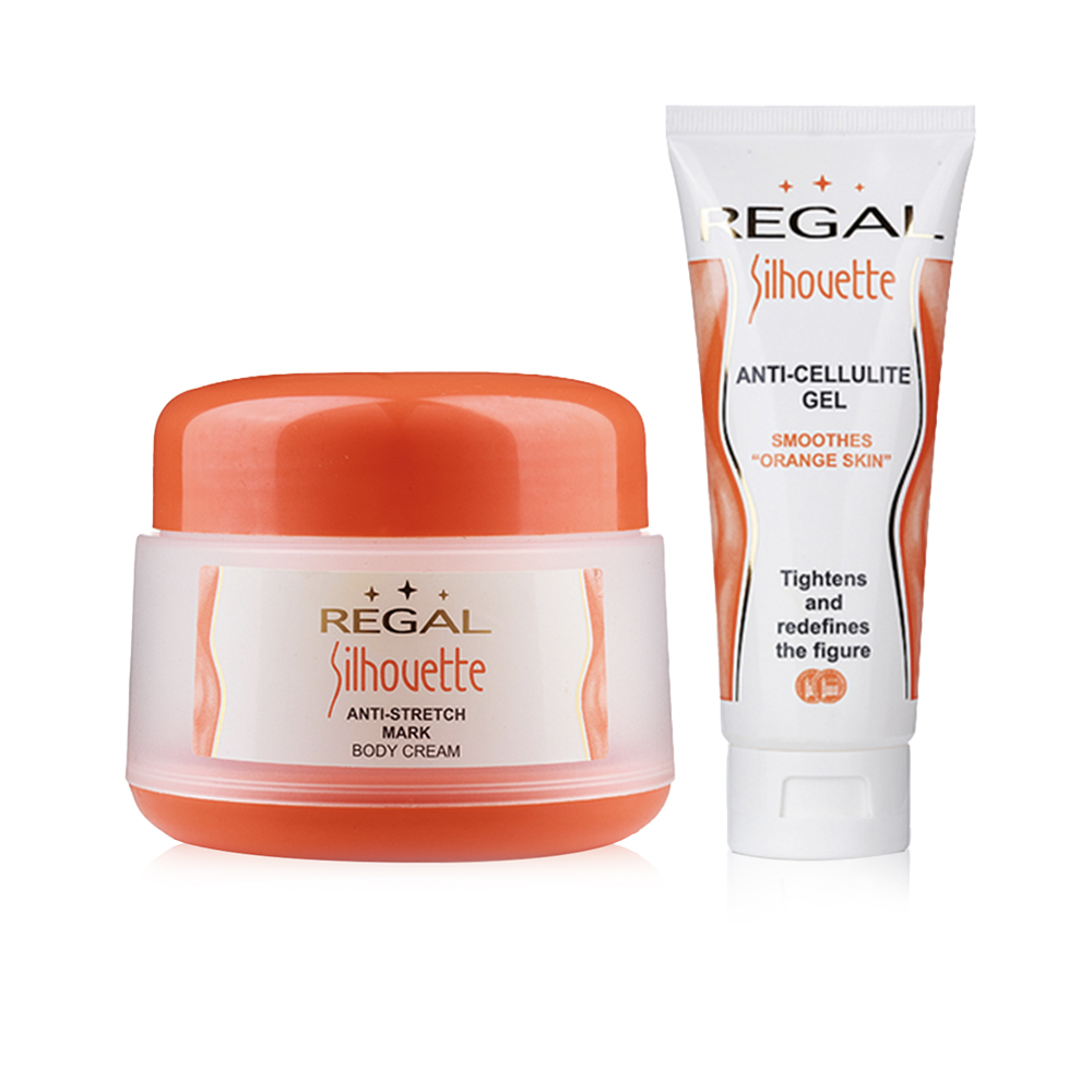 Anti Stretch Mark Body Cream & Anti Cellulite Gel Set