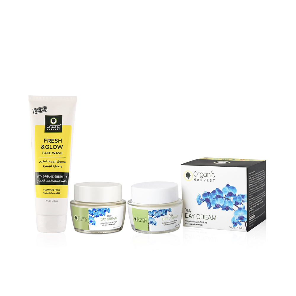 Daily Day Cream + Fresh & Glow Face Wash Set