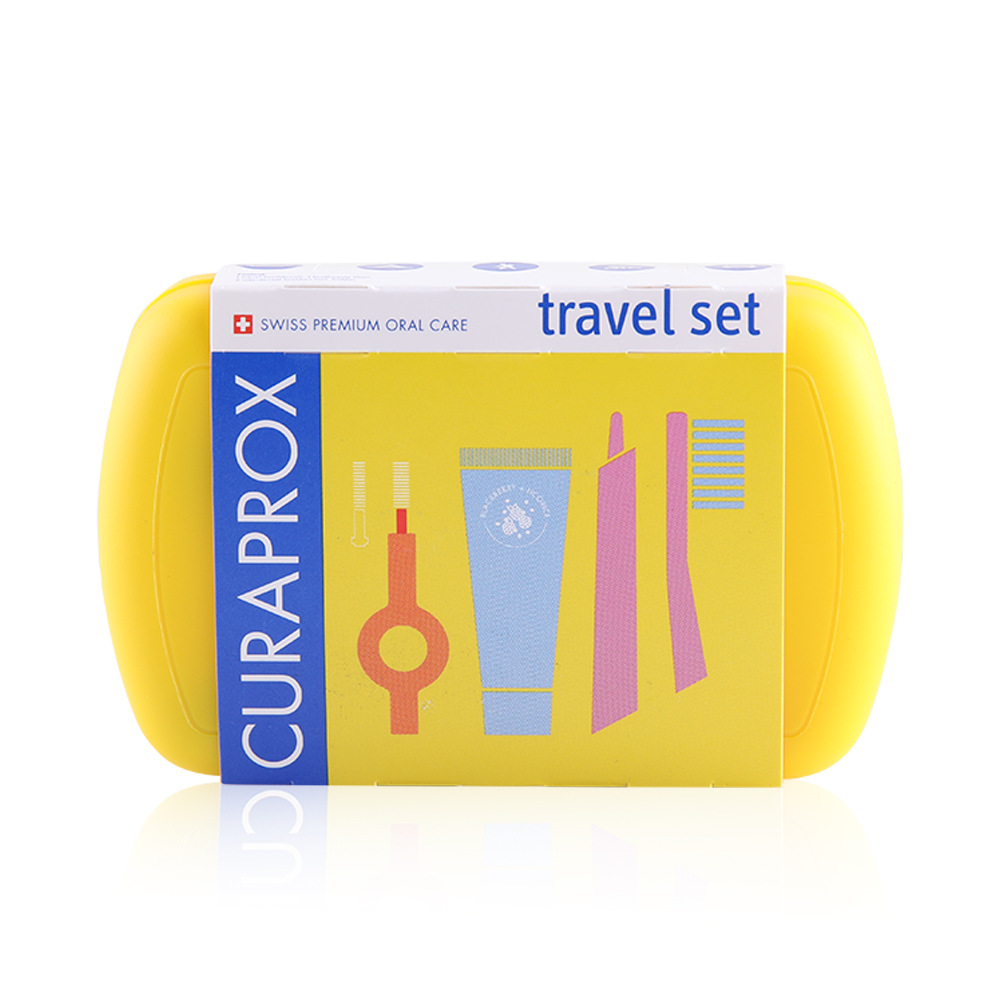 Travel Set - Be You Toothpaste 10 ml And Toothbrush - Yellow