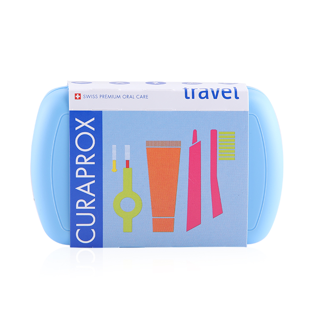 Travel Set - Be You Toothpaste 10 ml And Toothbrush - Blue