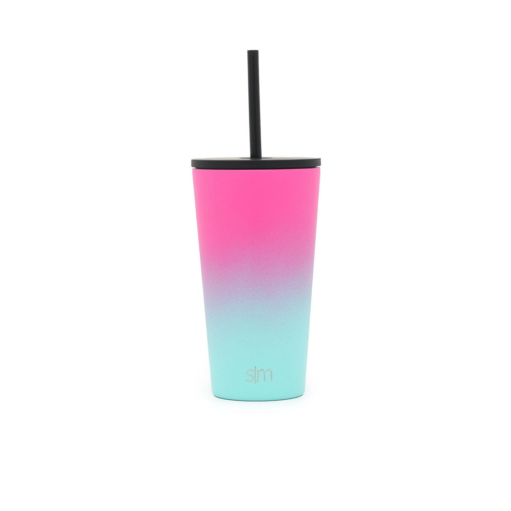 Sorbet Stainless Steel Tumbler - Pink And Tiffany - 473ml