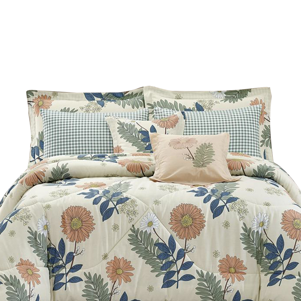 Badrah Comforter Set 8 Pcs - 260 X 240 - N 42