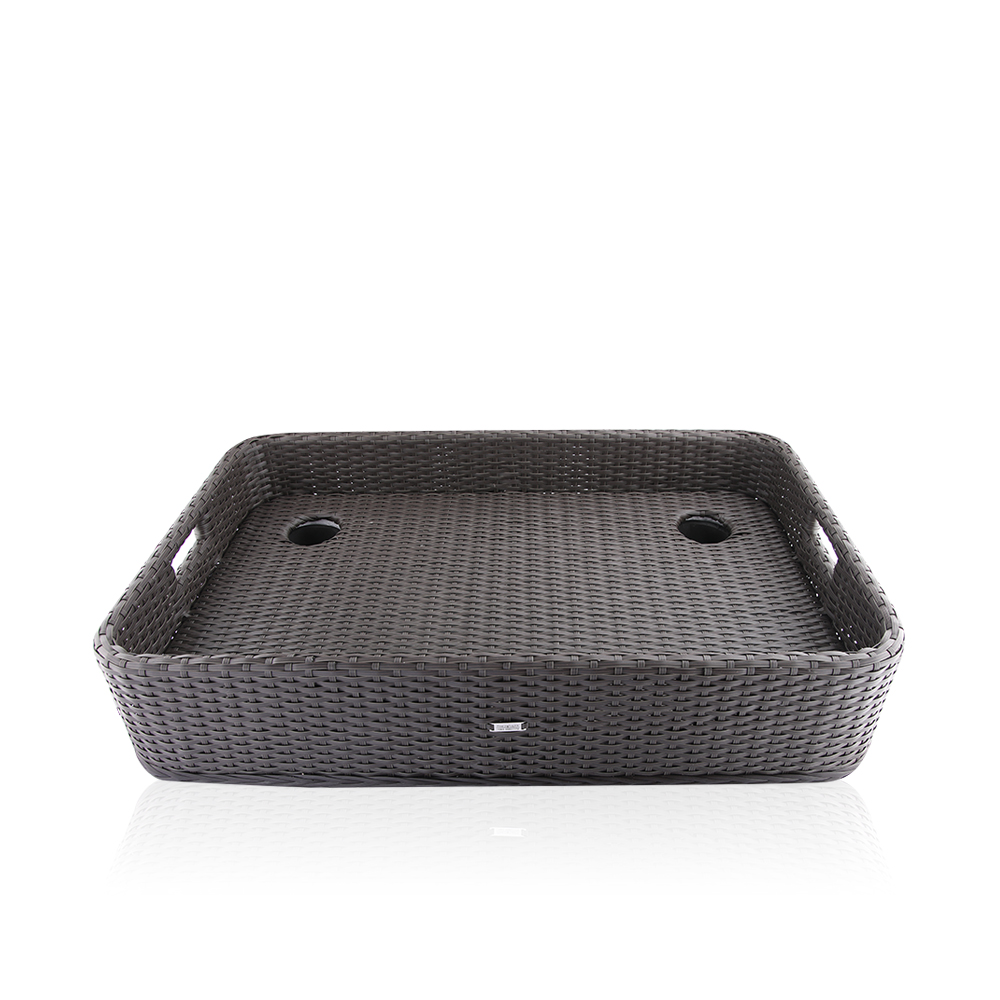 Handmade Floating Tray Weatherproof - Dark Brown