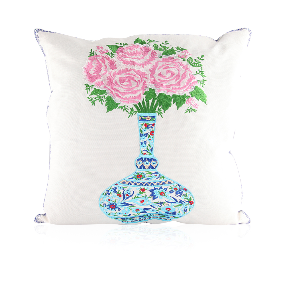 Damascus Pink Rose Cushion