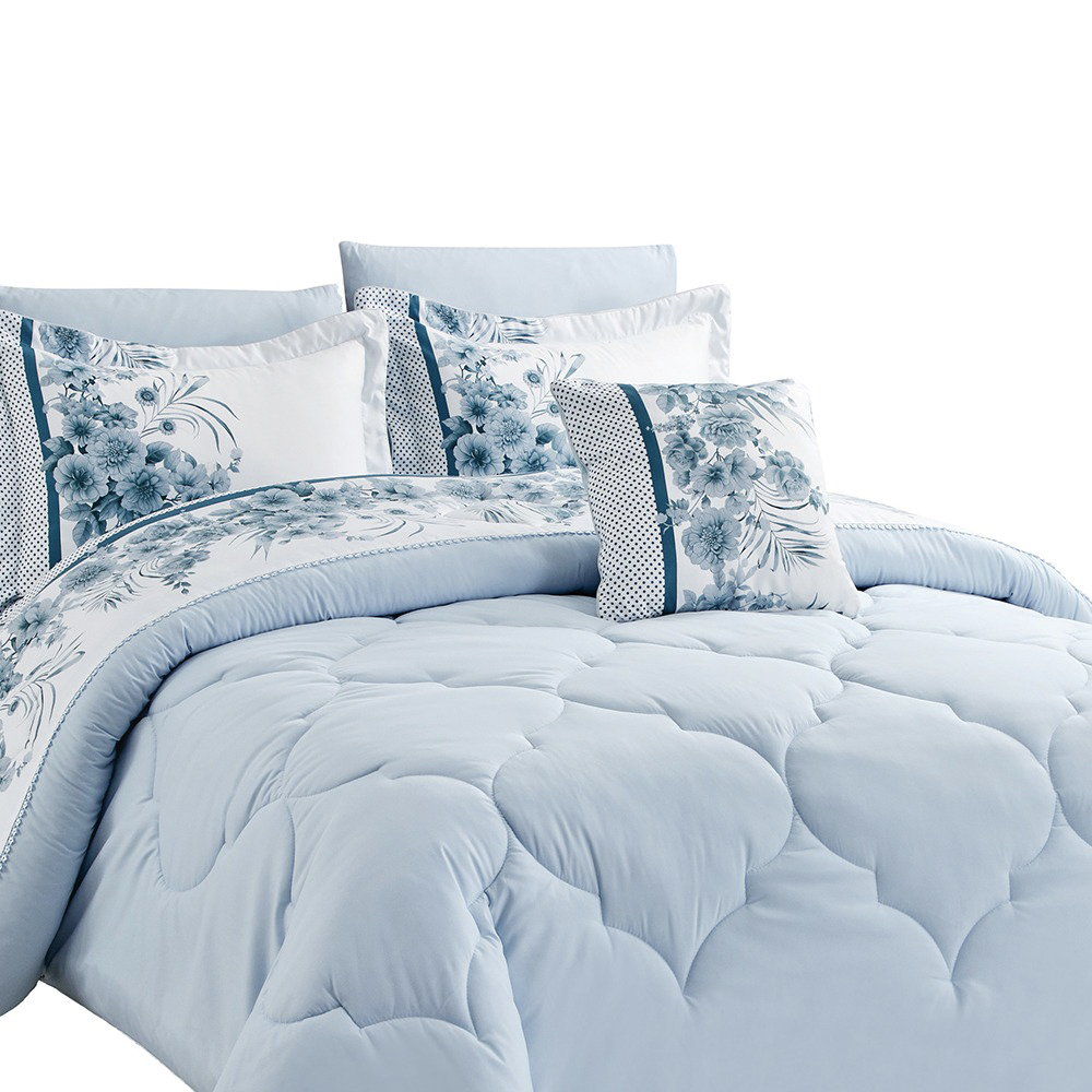 Orkida Comforter Set - King Size - 8pcs - 260 x 240 - N 05