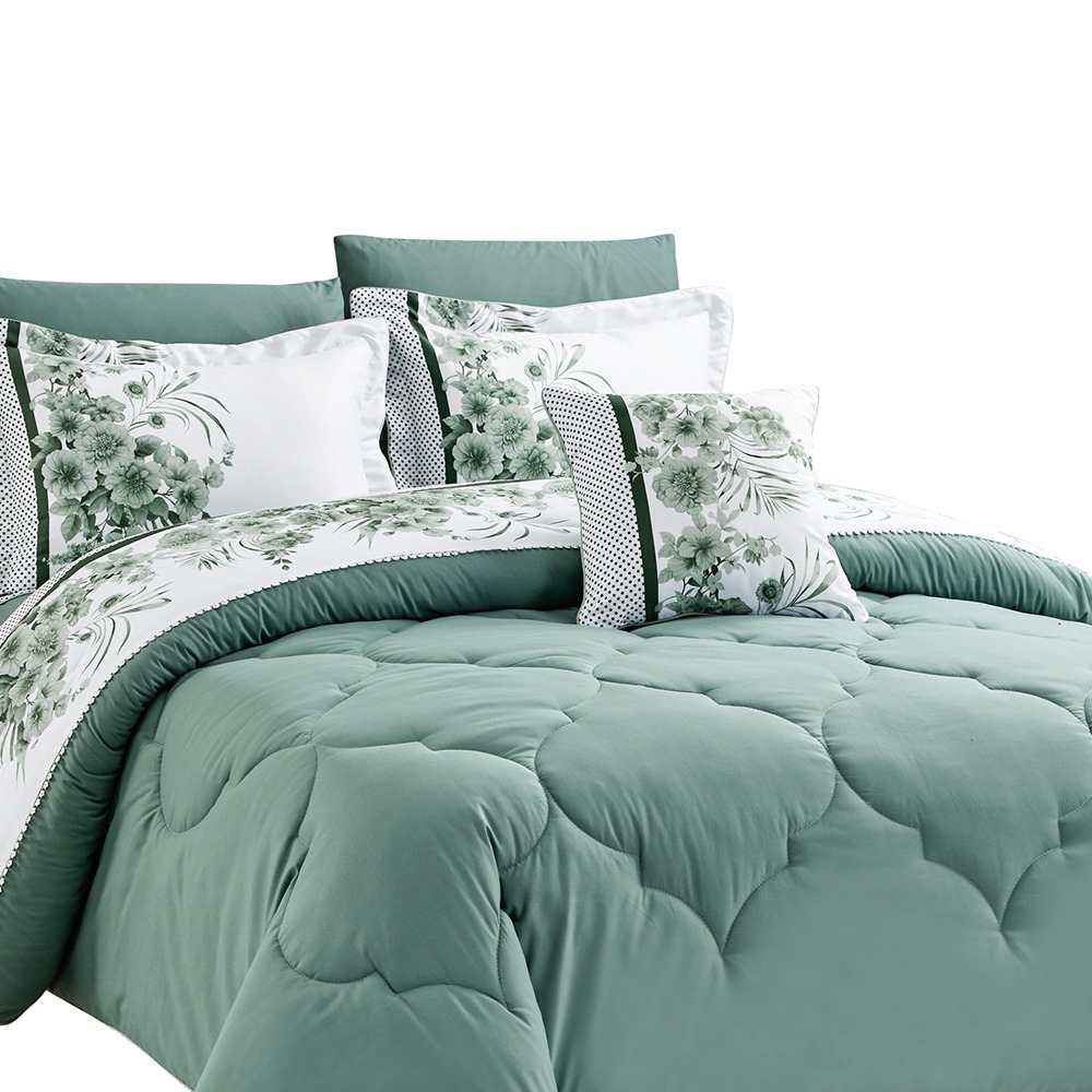 Orkida Comforter Set - King Size - 8pcs - 260 x 240 - N 06