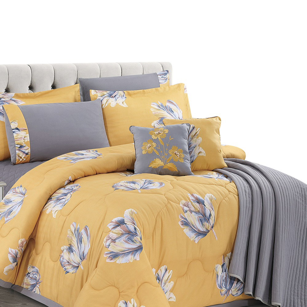 Olivia Comforter Set - King Size - 9pcs - 260 x 240 - N P-303
