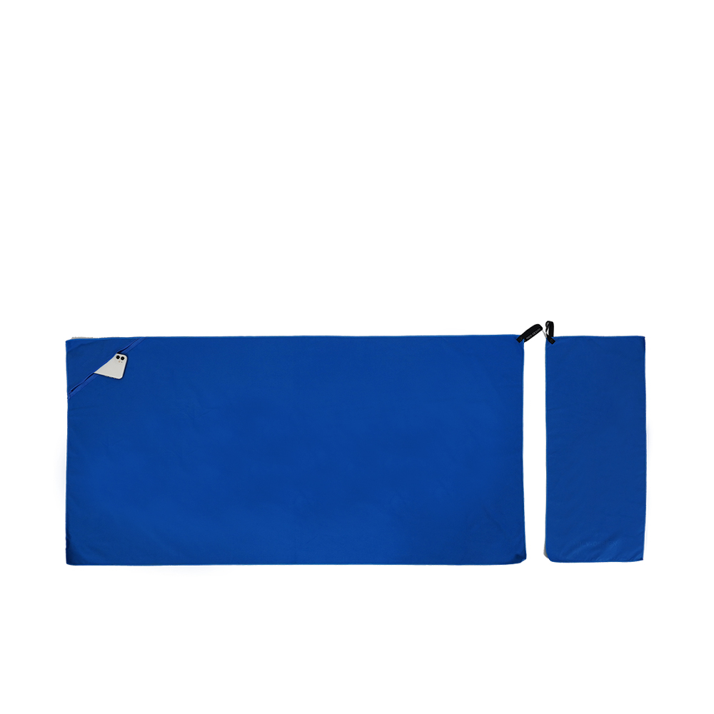 Microfiber Gym And Beach Towel - Blue