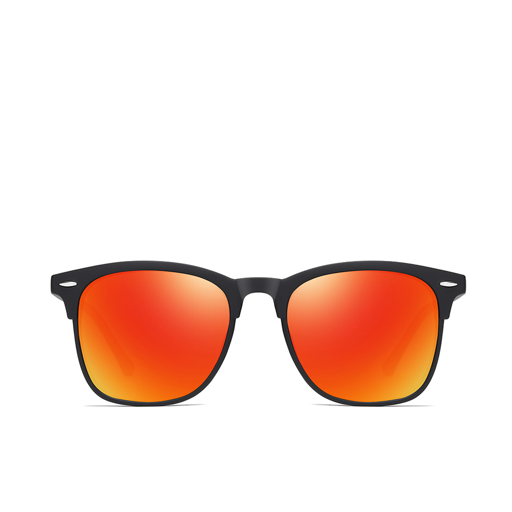 Marbella Polarized Sunglasses Unisex - Black & Orange - Size 53 To 140