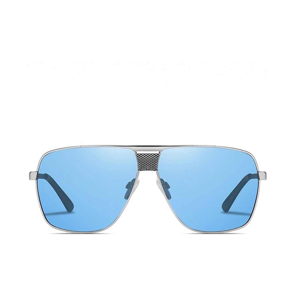 Oz Polarized Sunglasses Unisex - Blue & Silver - Size 64 To 145