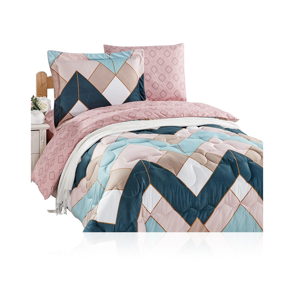 Oscar 4 Pcs Comforter Set Queen Size - 170 x 230 - N 21017