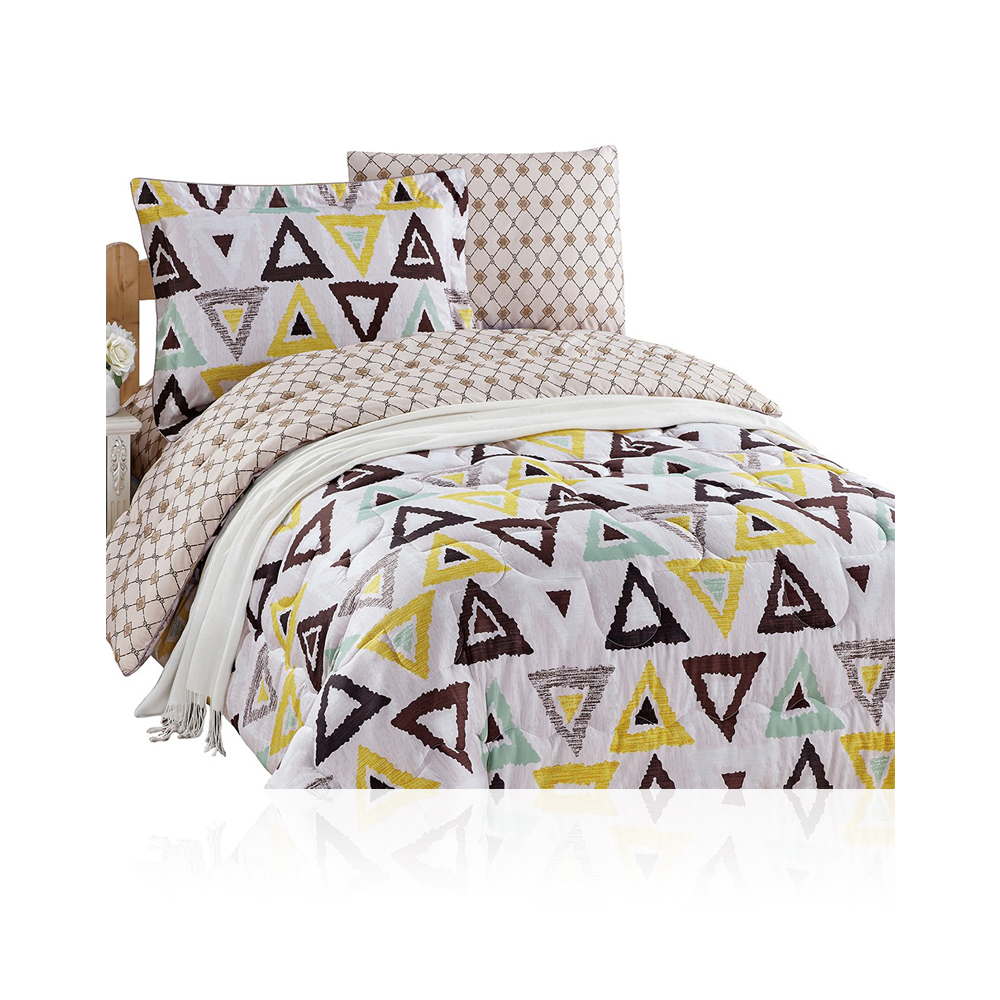 Oscar 4 Pcs Comforter Set Queen Size - 170 x 230 - N 21018