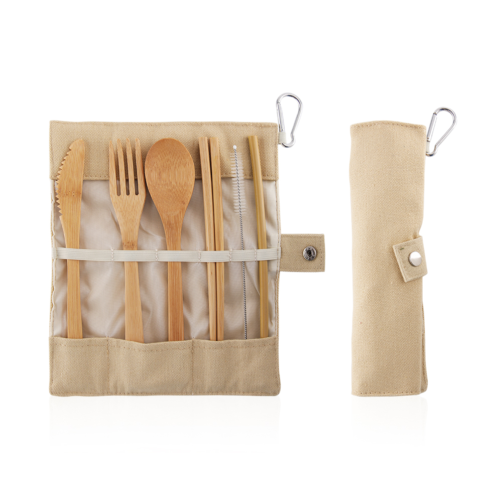 Bamboo Cutlery set - Off White