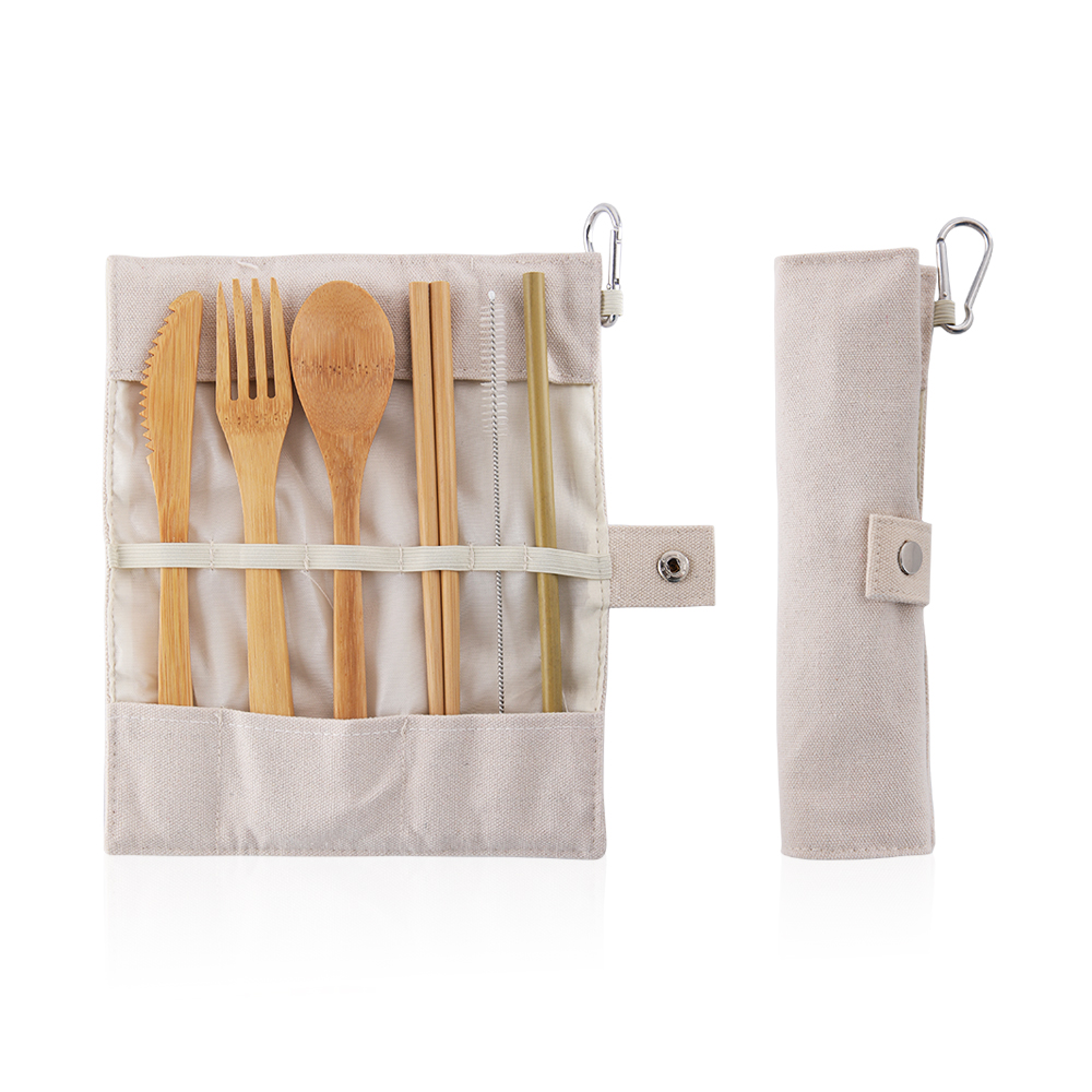Bamboo Cutlery set - Beige